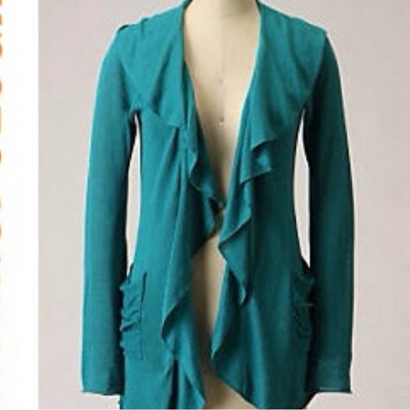 Anthro Sparrow Open Front Sweater - Picture 1 of 6